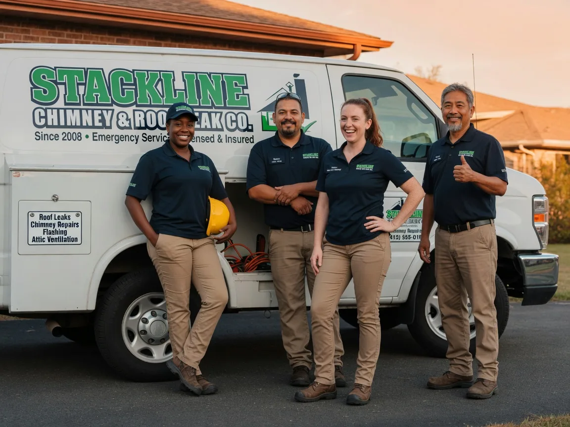 Chimney flashing repair company in Groton, VT